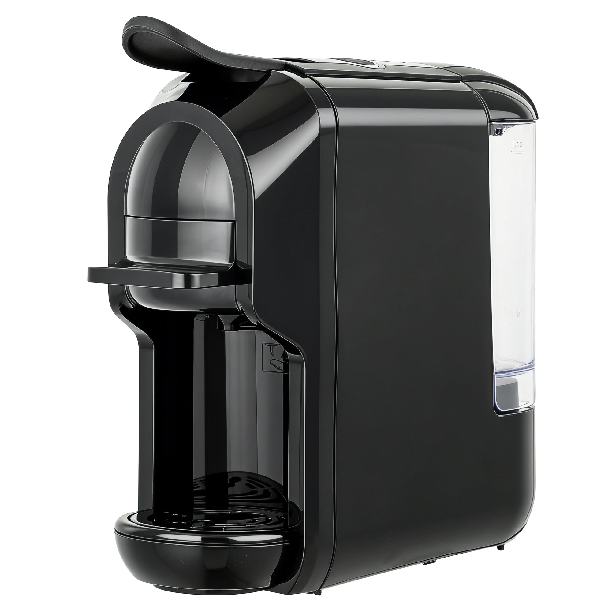 HOMCOM Pod Coffee Machine for Nespresso, Dolce Gusto Capsule & Ground Coffee, Small Semi Automatic Coffee Maker, 19 Bar, 0.6L