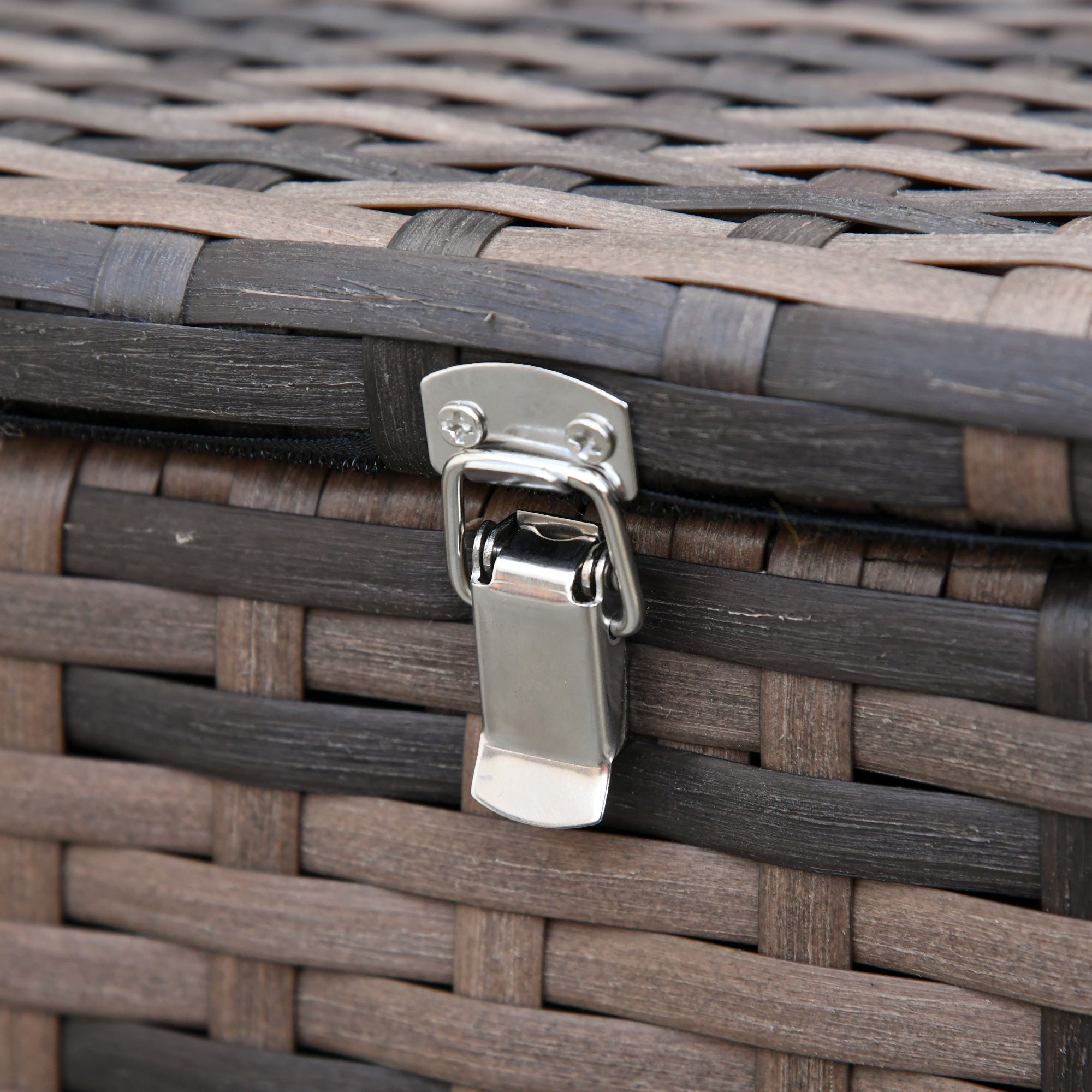 Outsunny 6 Pieces Rattan Garden Furniture Set, 7 Seater Wicker Outdoor Furniture Set with Storage Tea Table & Side Table, Sectional Garden Sofa Set with Cushions, Orange