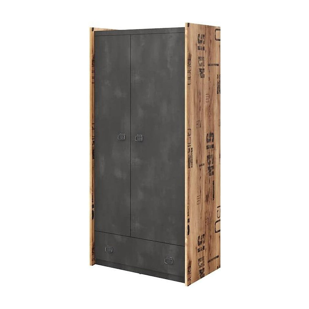 Fargo 02 Hinged Wardrobe 90cm