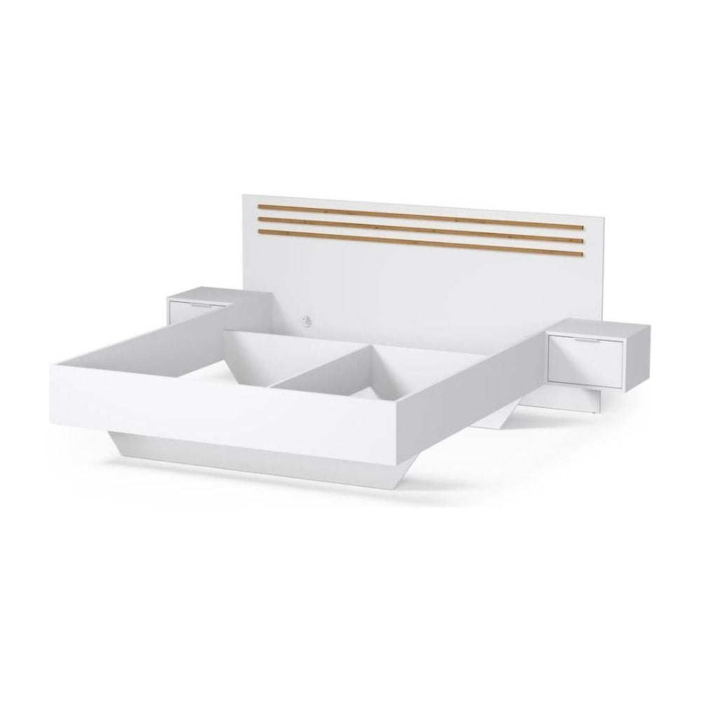 Florencja Bed Frame With Bedside Cabinets [EU Super King]