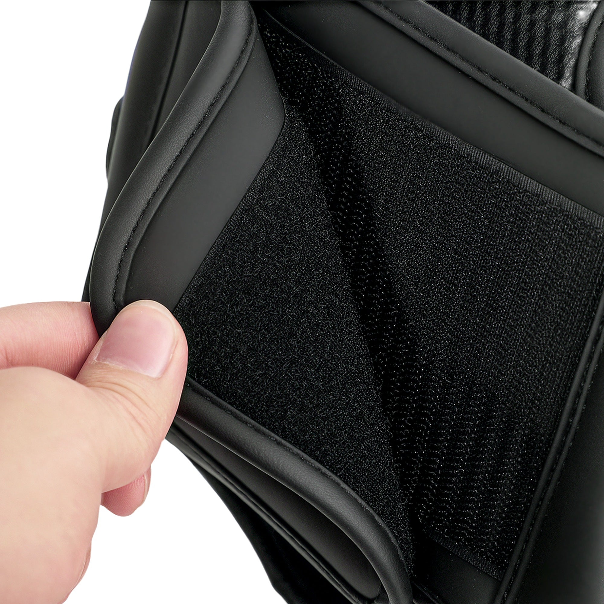 SPORTNOW Boxing Headguard w/ Adjustable Strap for Sparring, Kickboxing, MMA, Blue/Black