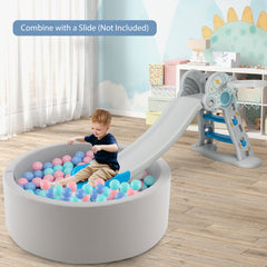 90 x 30cm Soft Round Ball Pool for Toddlers & Baby with 200 Ocean Balls and Storage Bag-Pink