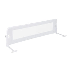 Foldable Bed Rail for Toddlers with Adjustable Safety Strap shown in white against a plain background