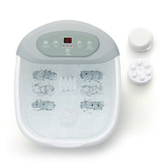 Foot Spa Massager with Removable Pedicure Stone-Grey