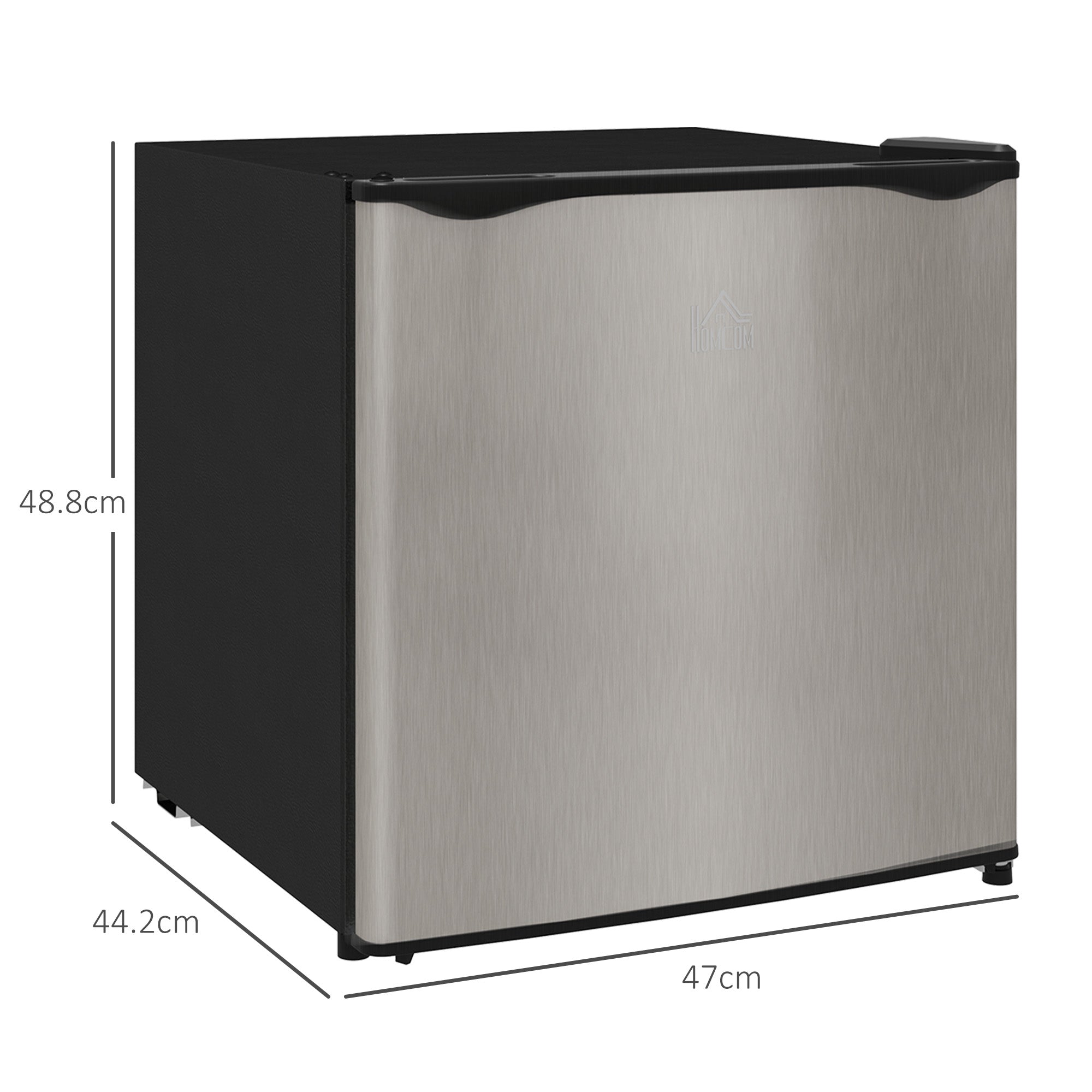 HOMCOM 35L Mini Freezer, -24√¢‚Äû∆í to -14√¢‚Äû∆í Temperature - Silver Tone