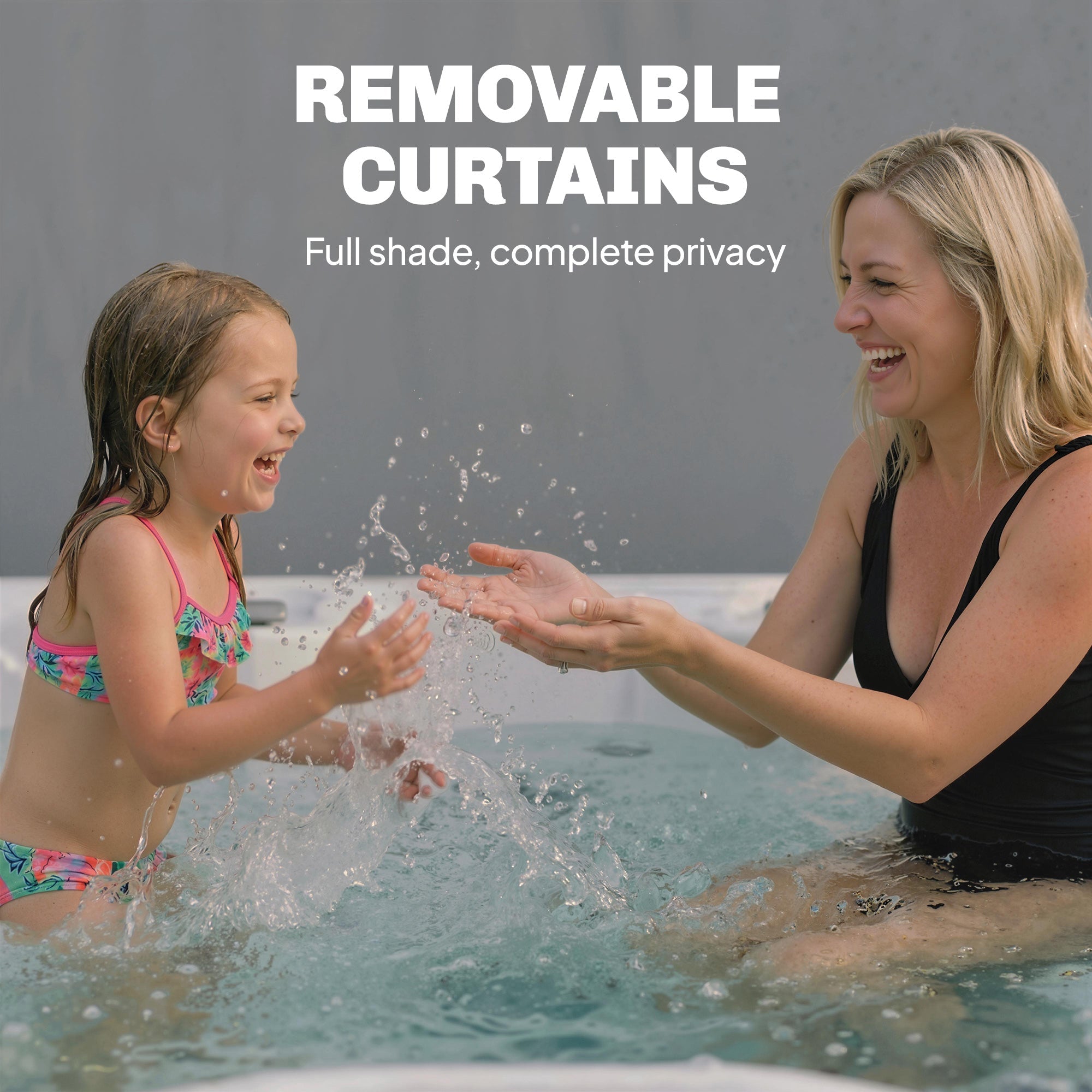 Outsunny 3 x 4 m Outdoor Garden Gazebo with Netting and Curtains, UPF50+ Patio Gazebo Permanent Pavilion Canopy, Dark Grey