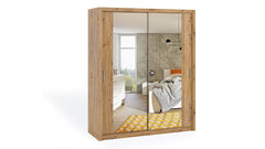 Bono Sliding Door Wardrobe With Mirrors 180cm