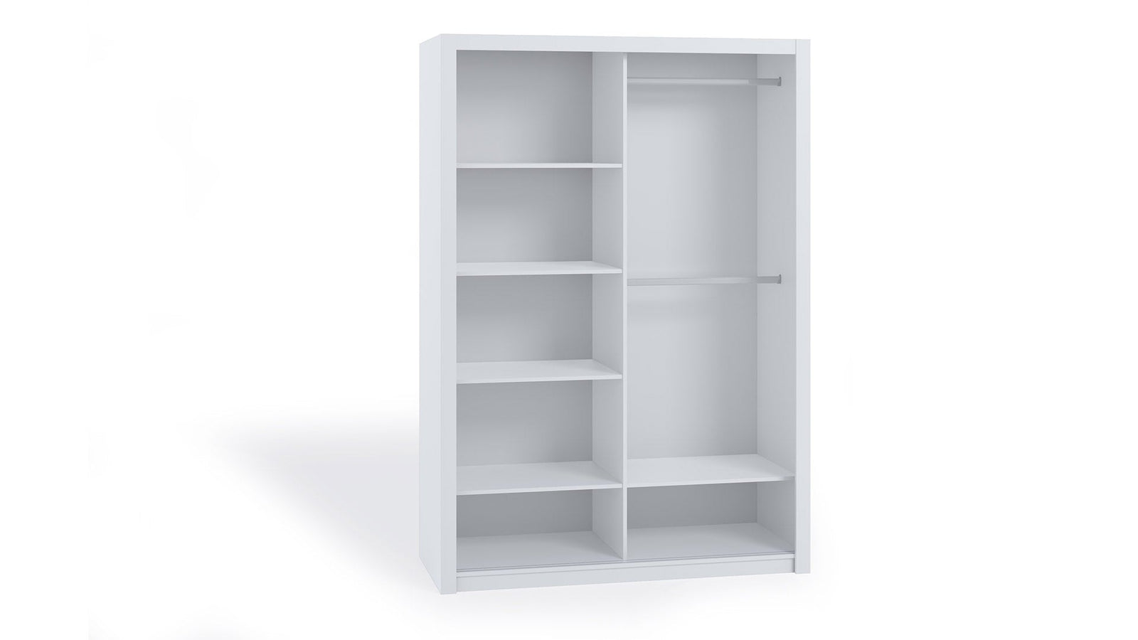 Bono Sliding Door Wardrobe With Mirrors 120cm