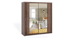 Bono Sliding Door Wardrobe With Mirrors 200cm