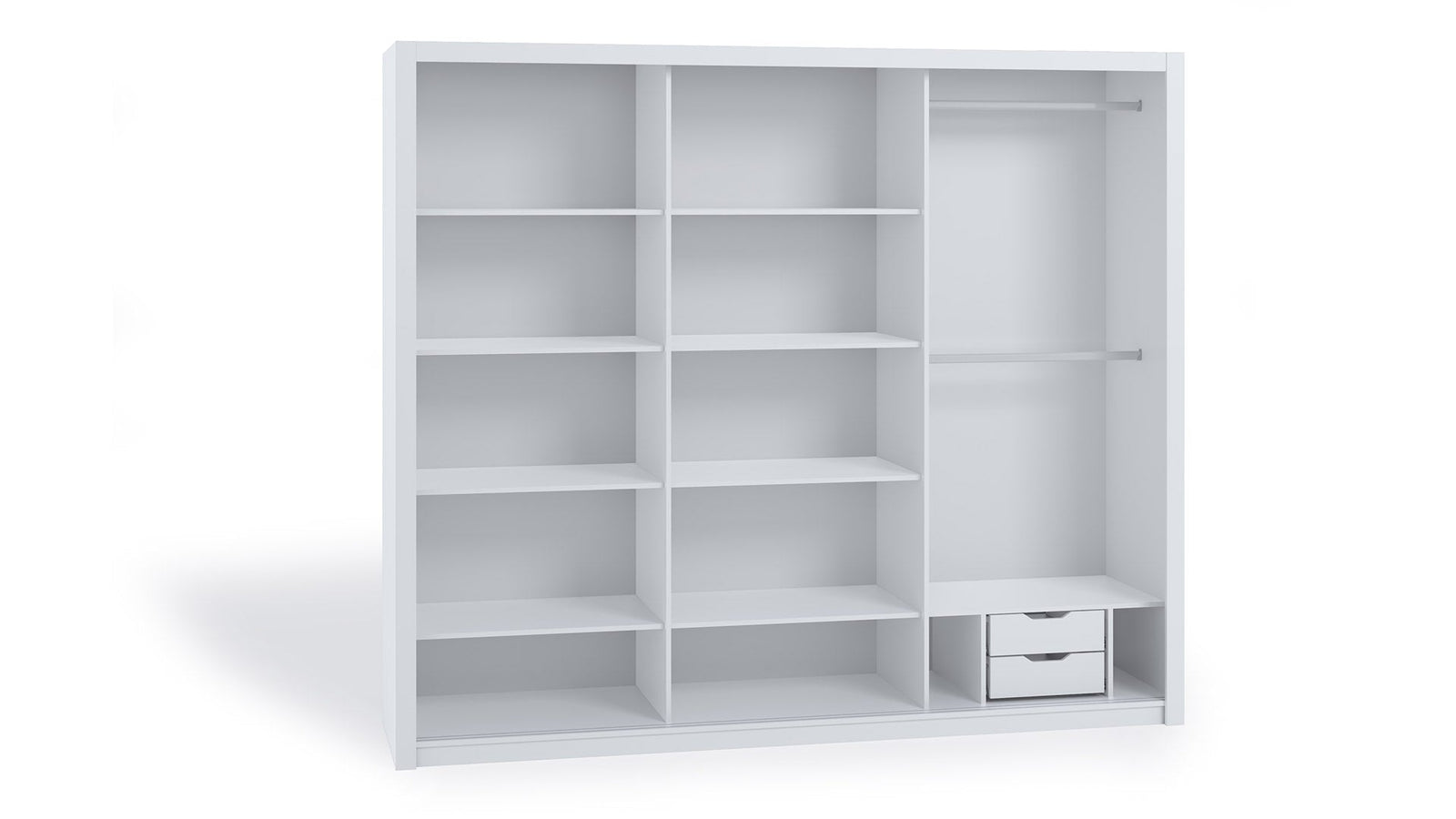 Bono Sliding Door Wardrobe With Mirror 250cm