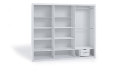 Bono Sliding Door Wardrobe With Mirror 250cm