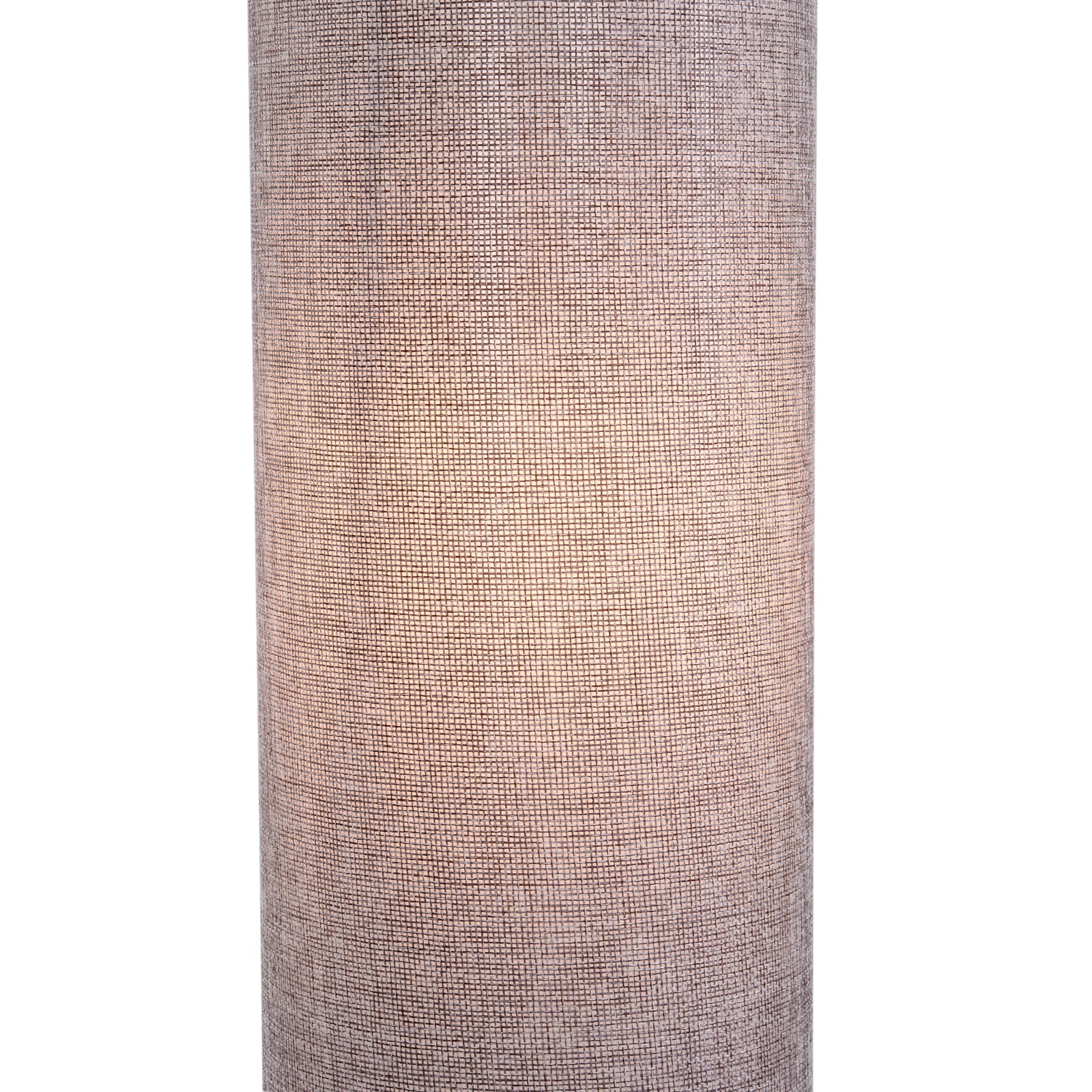 HOMCOM Floor Lamp for Living Room, 47" Modern Standing Lamp with Linen Shade, Wooden Base, Grey