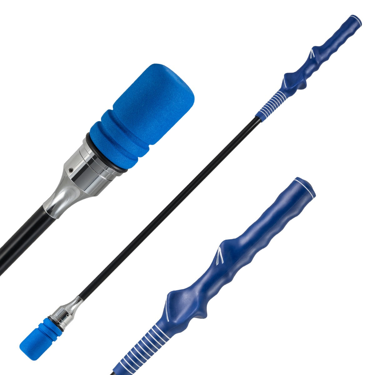 Golf Swing Trainer with Click Sound and Weight Golf Warm-up Practice Tool-Blue