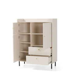 Grande GR1 Highboard Cabinet 104cm in Beige, image 2