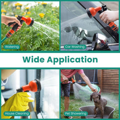 15+1M and 20+2M Wall Mounted Hose Reel Retractable Auto Rewind Watering-20+2M