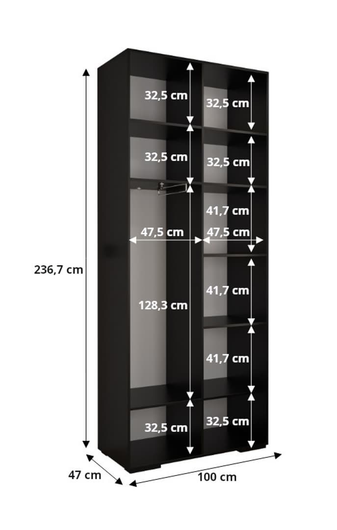Inova Hinged Door Wardrobe product image
