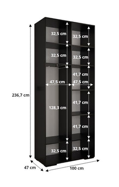Inova Hinged Door Wardrobe product image