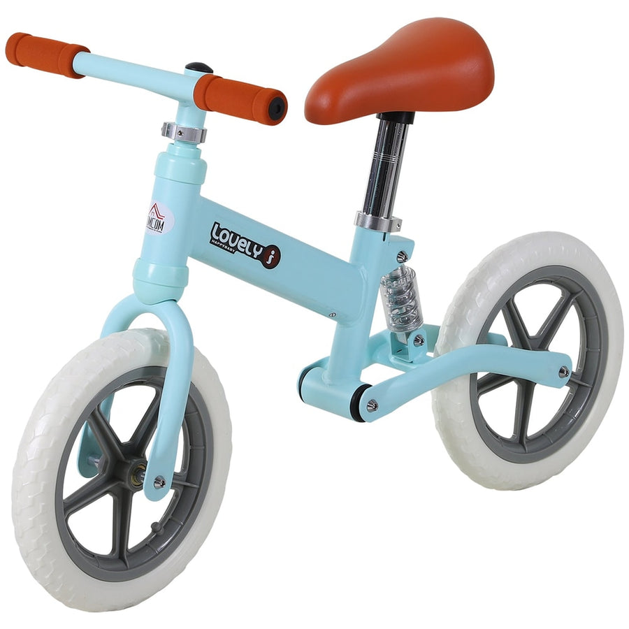 HOMCOM 12" Kids Balance Bike in Blue