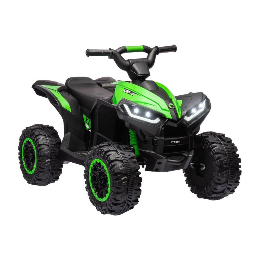 HOMCOM 12V Ride-On Quad Bike in Green