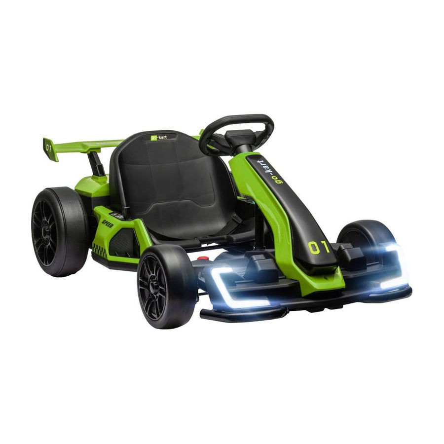 HOMCOM 24V Electric Go Kart in Green