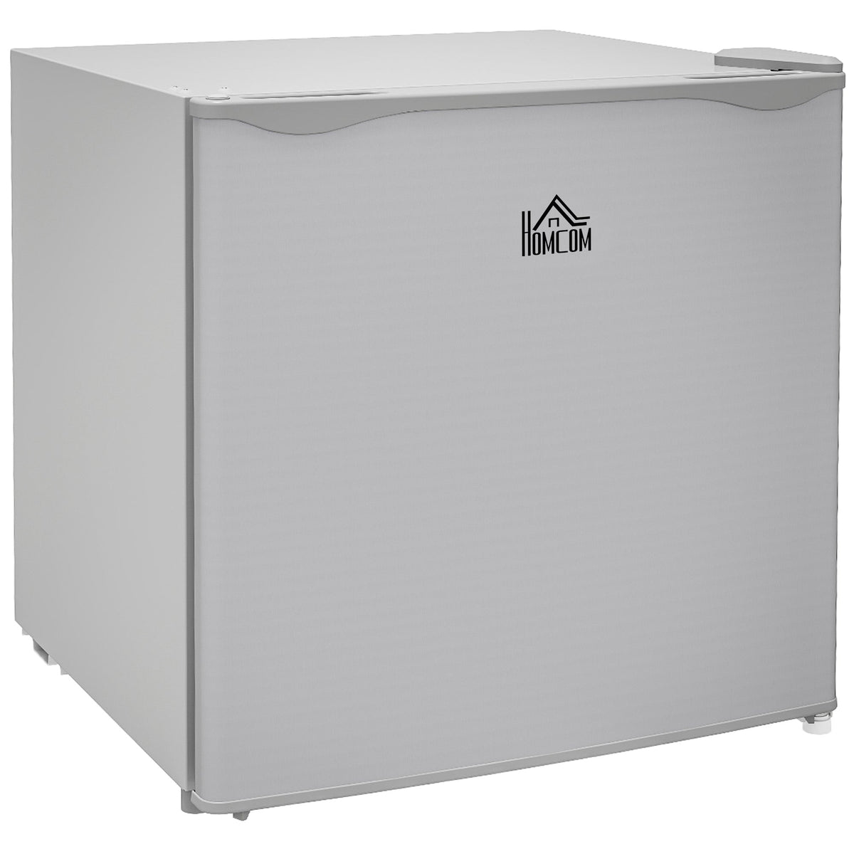 HOMCOM 35L Mini Freezer in grey, a compact upright appliance with a single door