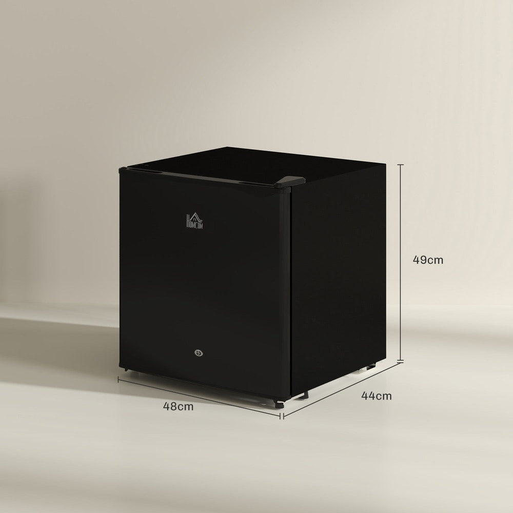 HOMCOM 46 Litre Lockable Countertop Fridge in Black