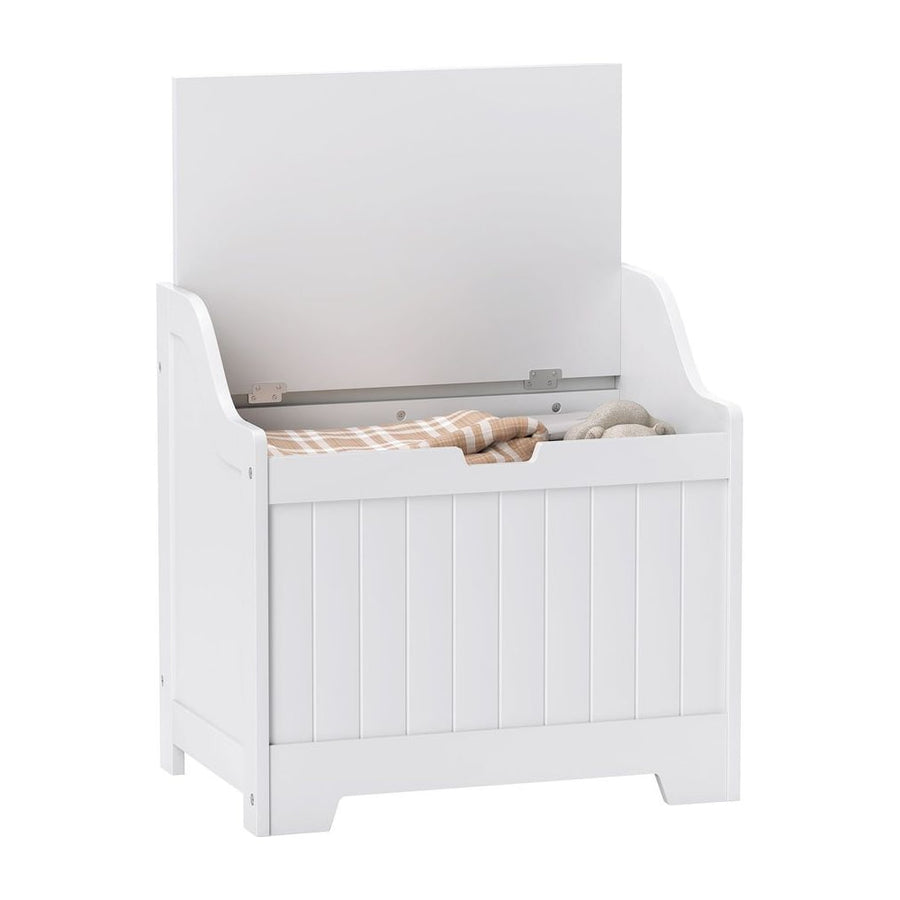 HOMCOM 61L Home Storage Chest - White