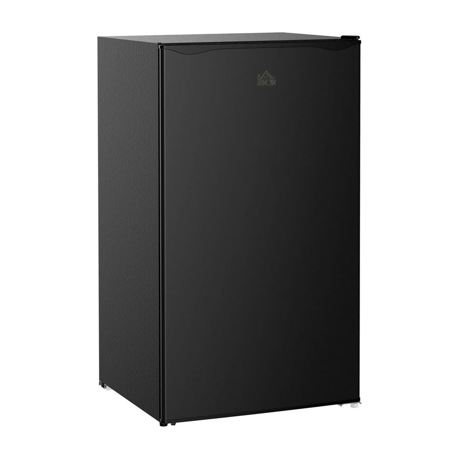 HOMCOM 91 Litre Freestanding Under Counter Fridge Freezer in black, a compact appliance for your kitchen