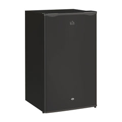 HOMCOM 91L Freestanding Under-Counter Fridge with Lock in black, a compact appliance for your kitchen