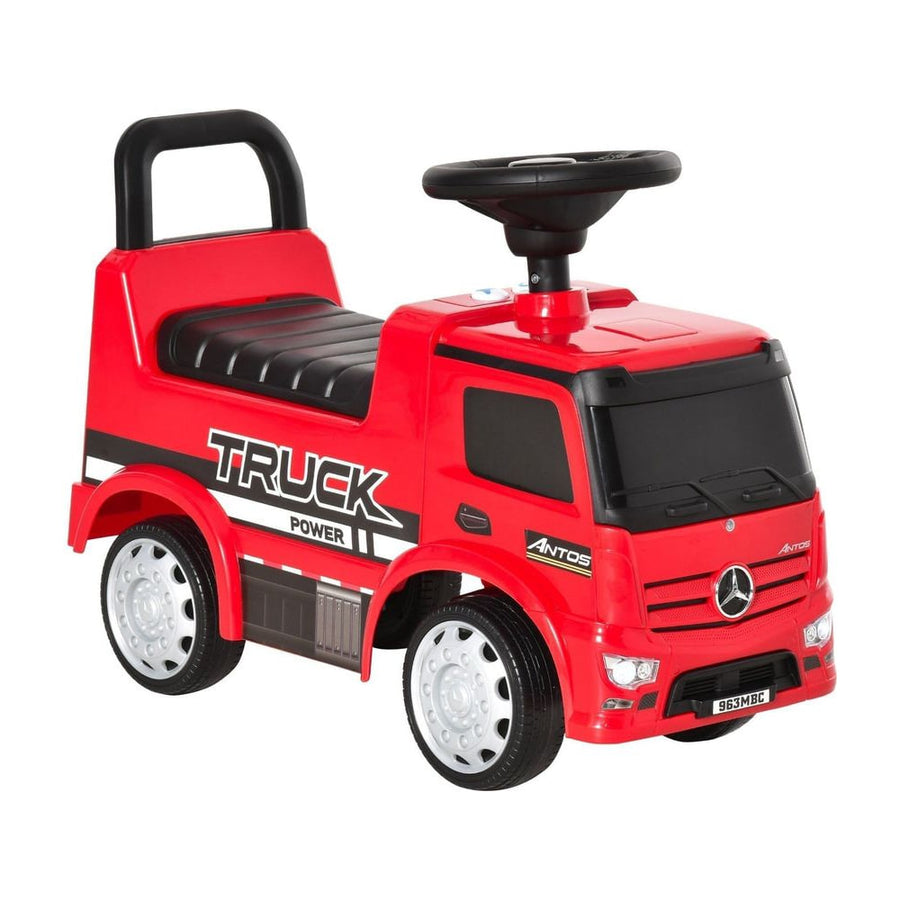 HOMCOM Compatible Kids Ride On Car Truck in Red