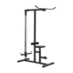 HOMCOM Exercise Pulley Machine Power Tower showing the full product from the front