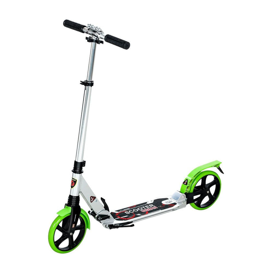 HOMCOM Folding Kick Scooter in Green