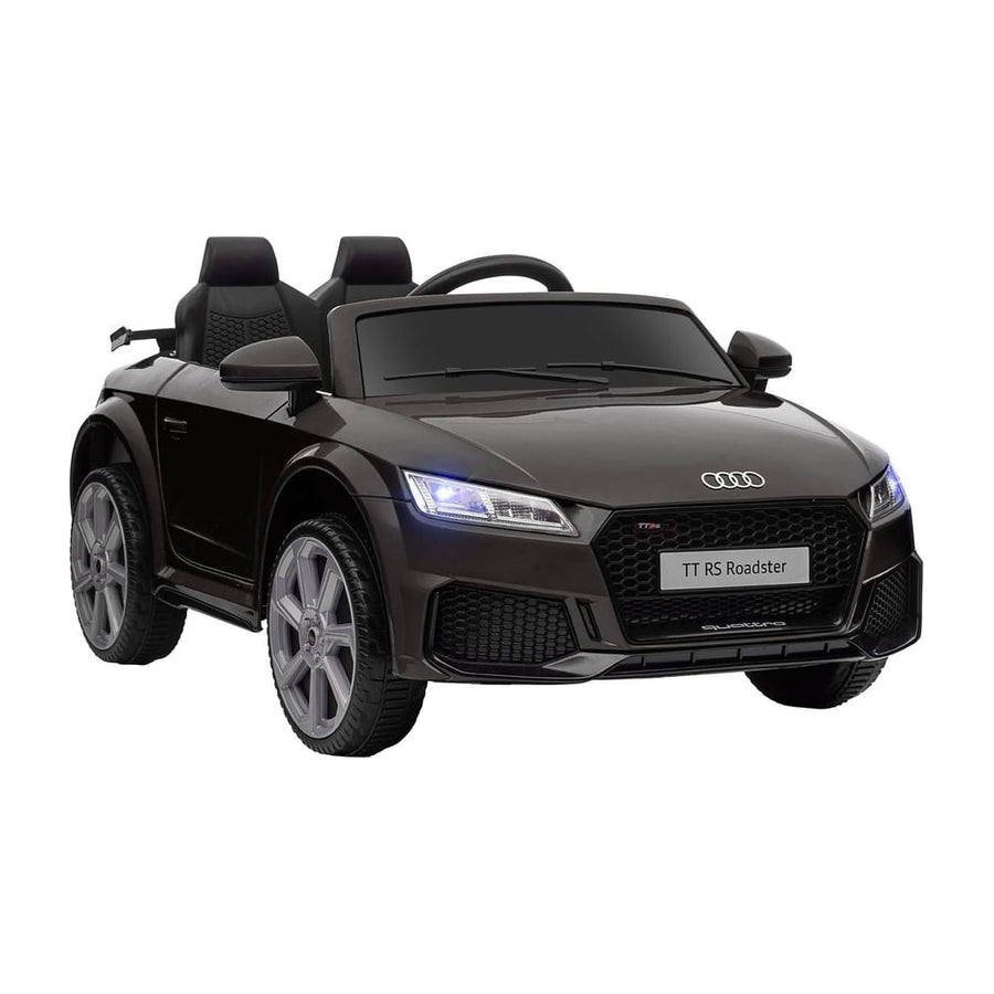 HOMCOM Kids Licensed Audi TT Ride-On Car in black, a realistic electric toy car for children
