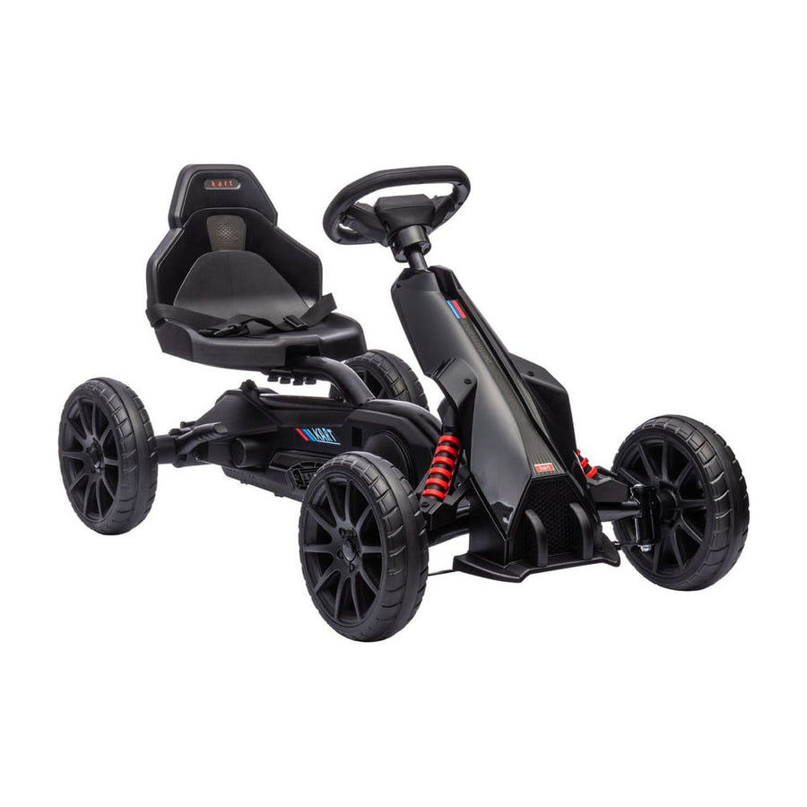 HOMCOM Kids Pedal Go Kart in Black
