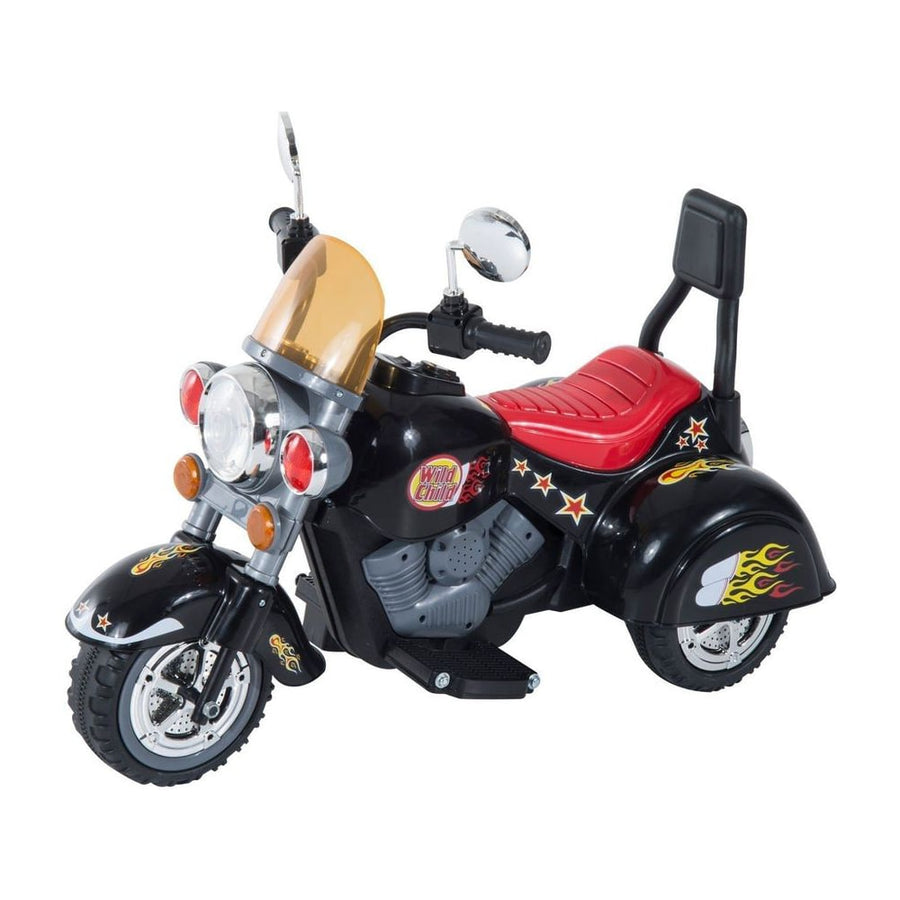 HOMCOM Kids Ride On Toy Car Motorbike Electric Scooter in Black