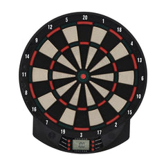 HOMCOM LCD Electronic Dartboard Set Features 26 Games w/ 185 Variations and Include 6 Darts Multi-Game Option Ready-to-Play