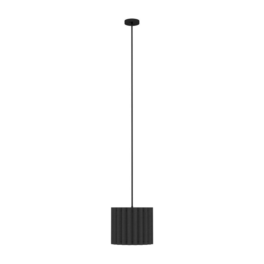 HOMCOM Linen Pendant Light, Bedside Ceiling Lamps with E27 Bulb, Modern Hanging Lights for Living Room, Bedroom, Kitchen