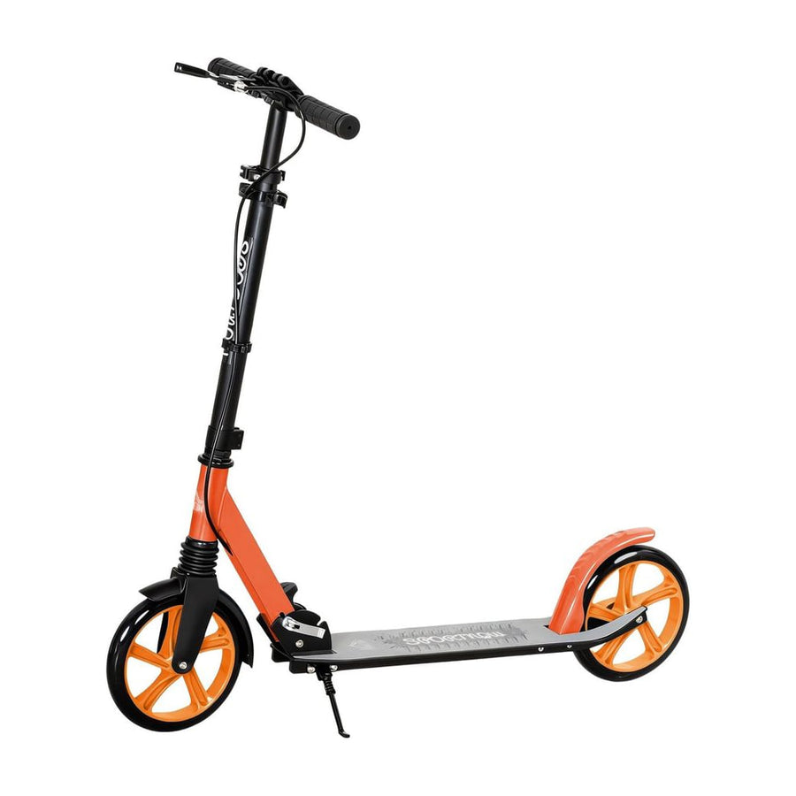 HOMCOM One-click Folding Kick Scooter in Red
