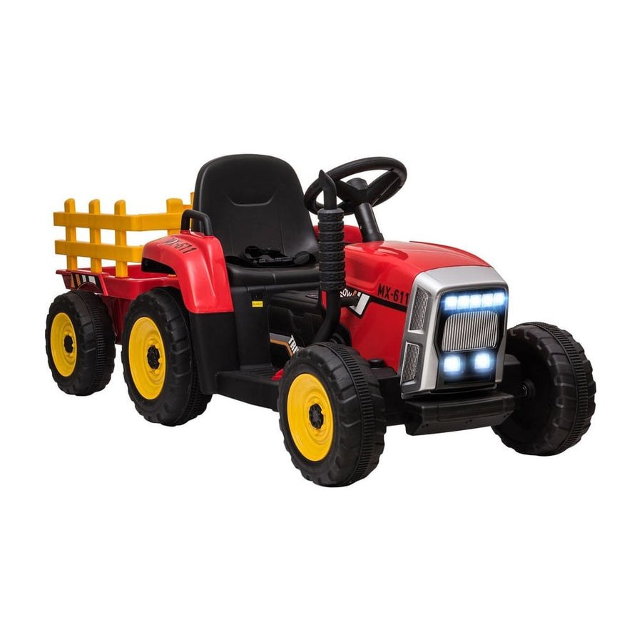 HOMCOM Ride On Tractor in Red