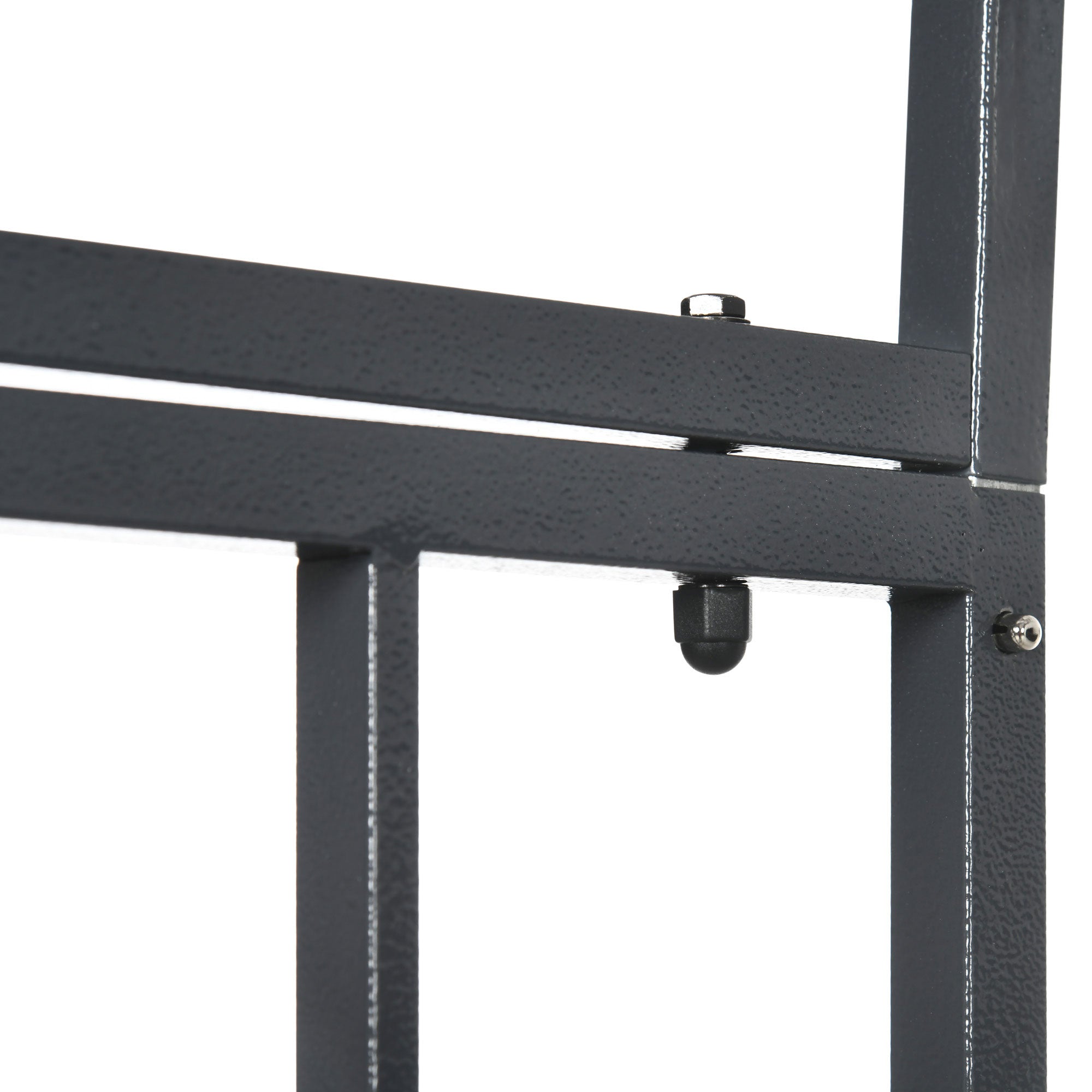 Outsunny Outdoor Garden Arch with Double Gates, Metal Garden Arbor for Climbing Plants, Roses, Vines, Wedding Arch for Outdoor, 114L x 50W x 206H cm, Dark Grey