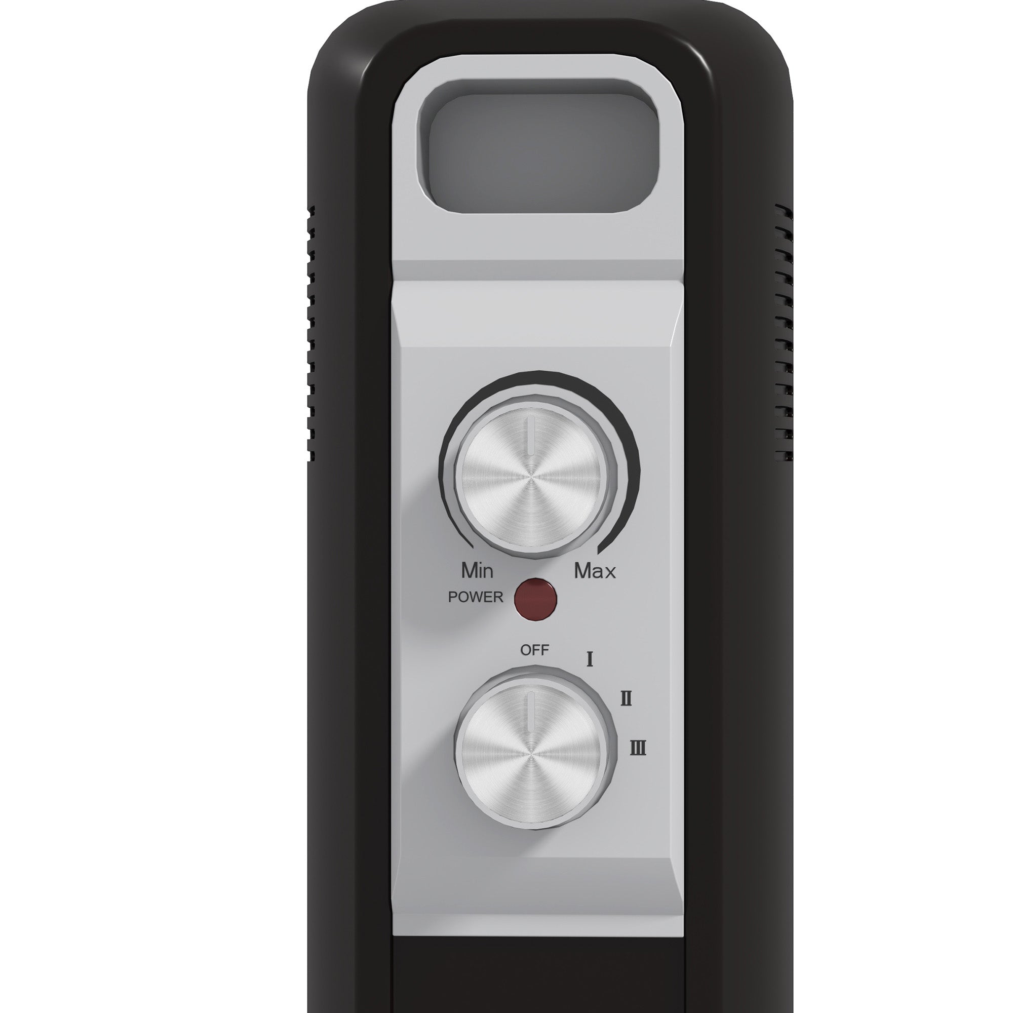 HOMCOM 2kW Nine Fin Oil-Filled Radiator - Black