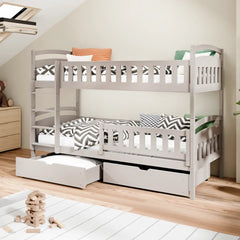 Wooden Bunk Bed Ignas with Storage - product image 13