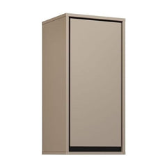Irvine 03 Bathroom Cabinet 35cm, a wall-mounted cabinet with a single door and a neutral beige finish
