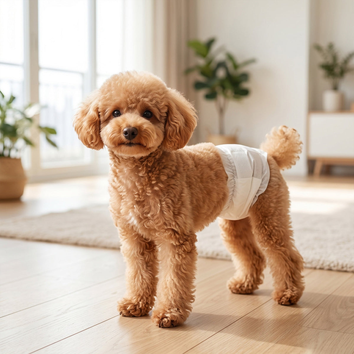 PawHut Dog Diapers Super Absorbent Leak-Proof Dog Nappies for Male Dogs Size XS 20-28 cm Waist