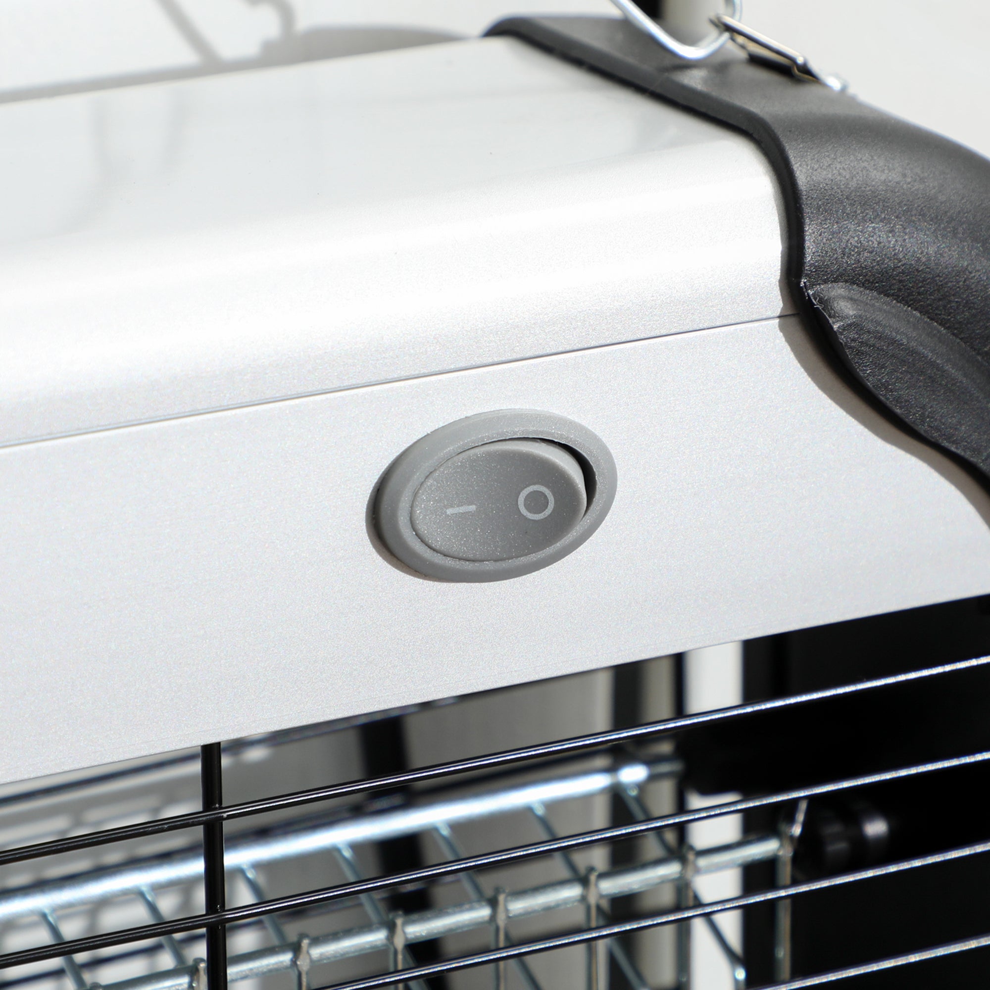 Outsunny 30W Electric Fly Zapper, Bug Zapper with UK Plug, 2 UV Bulbs, Hanging Chain, On/Off Switch and Removable Catch Tray, 60√£≈Ω¬° Coverage Insect Mosquito Killer for Indoor and Outdoor Use, Silver