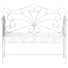 Outsunny Heavy-Duty Garden Bench-White