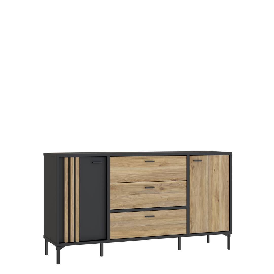 Joakimis Chest Of Drawers 160cm in Oak Mauvella
