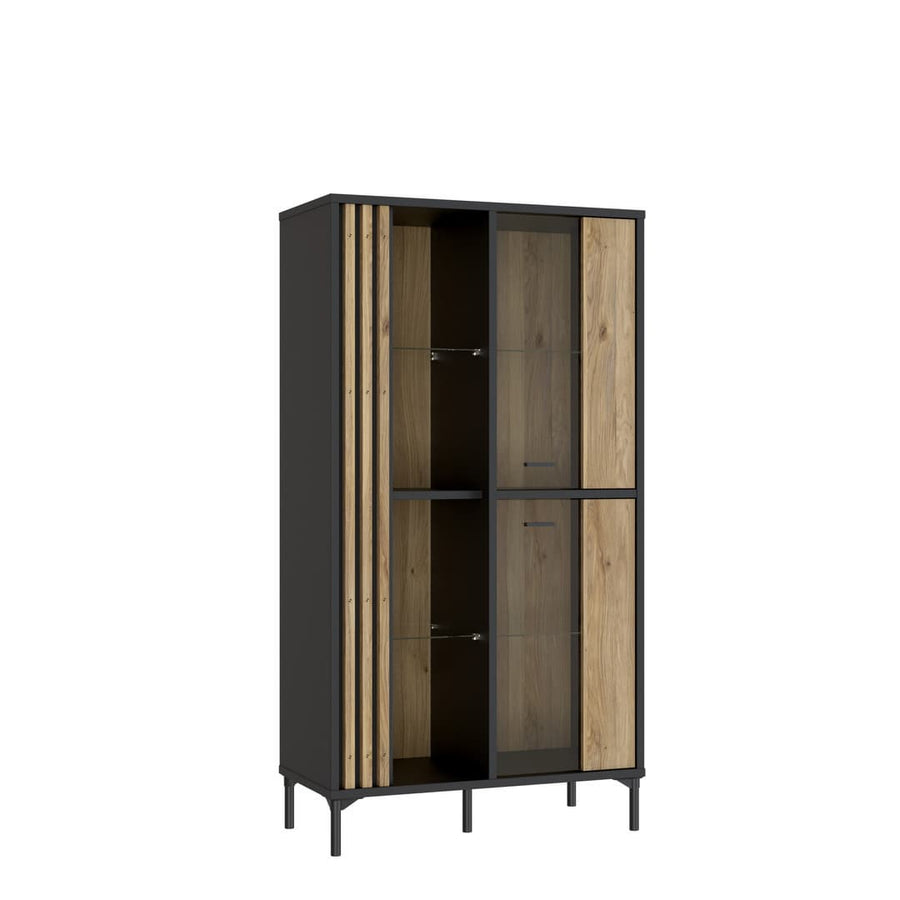 Joakimis Display Cabinet 87cm in Oak Mauvella