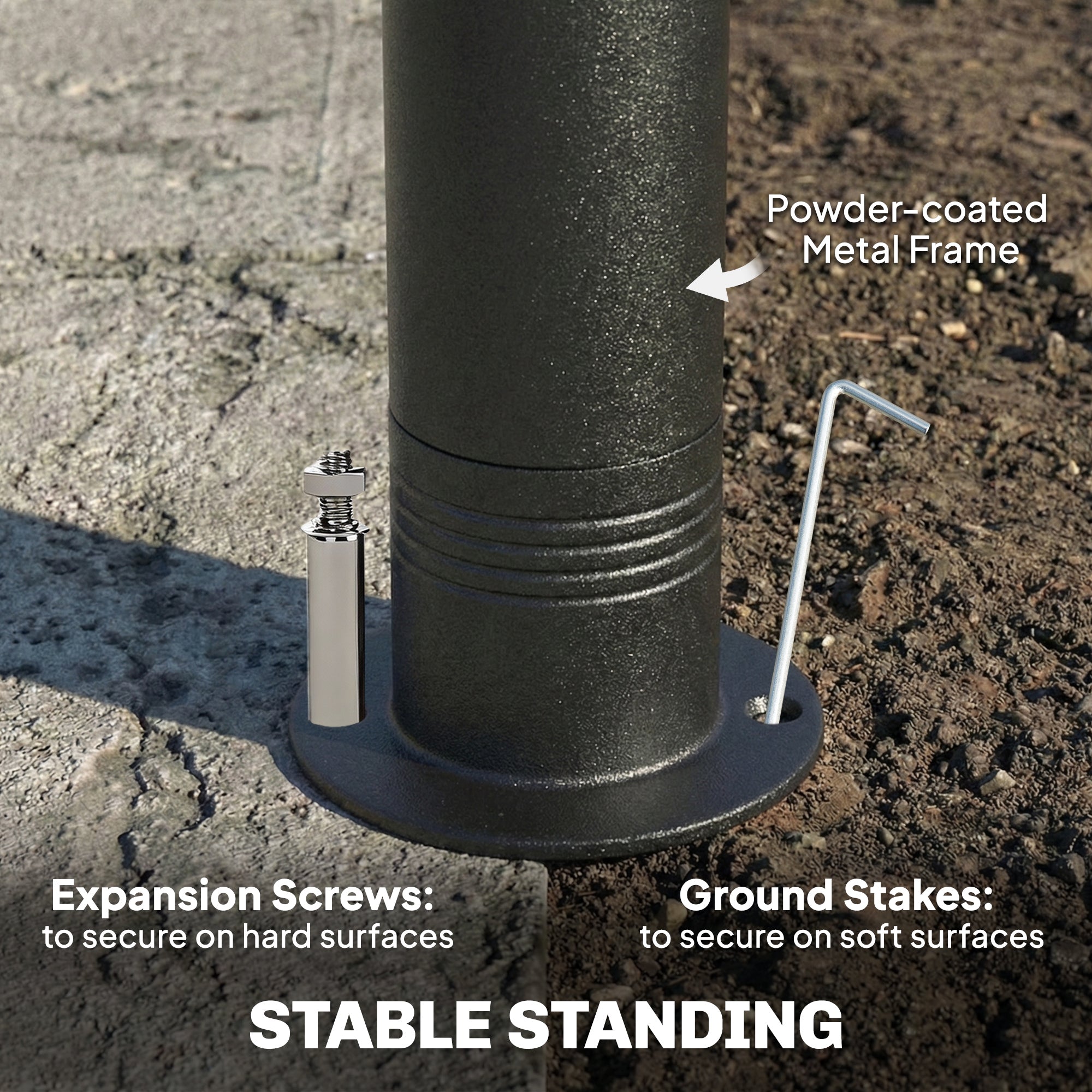 Outsunny 3 x 3 m Gazebo, Garden Gazebo with 2-Tier Roof, Metal Frame, Khaki