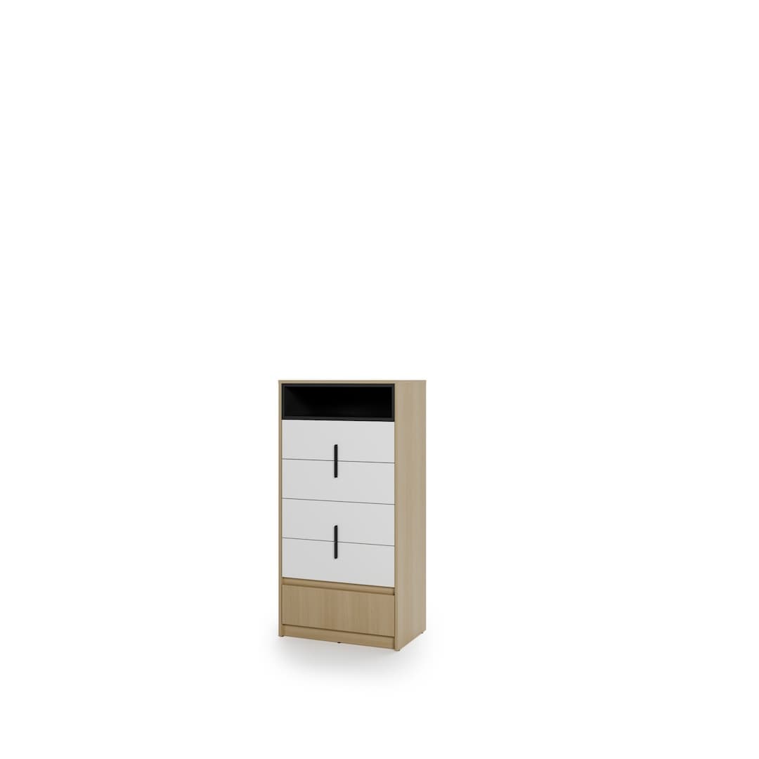 Kanu KN-07 Chest Of Drawers 65cm in White